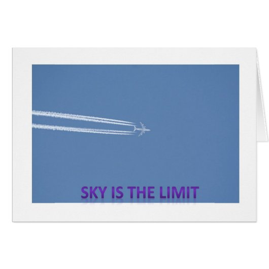 sky is the limit cards (Front Horizontal)