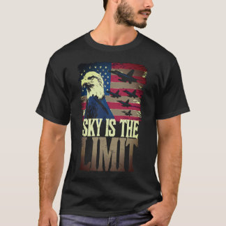 Sky is the limit patriotic T-Shirt
