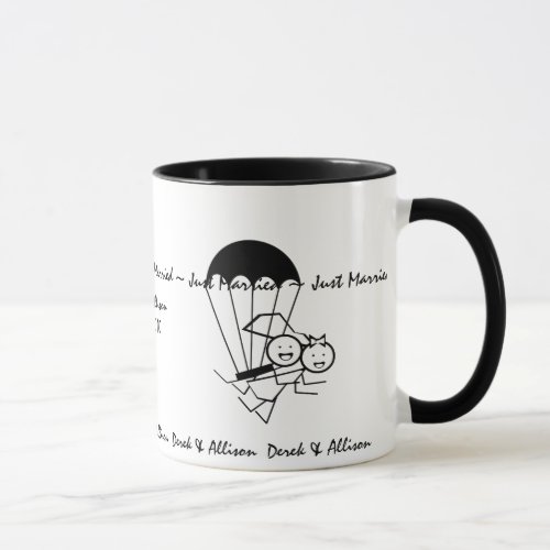 Sky Jump Wedding Mug