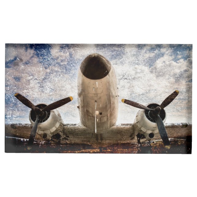 Sky Legend Table Number Holder (Front)