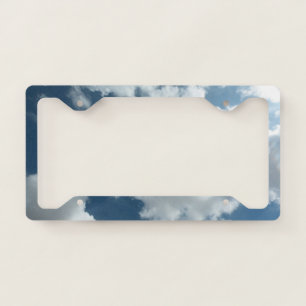 Sky License Plate Frame