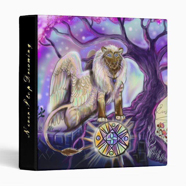 Sky Lion 3 Ring Binder (Front/Spine)