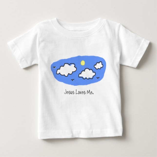 Sky Long Sleeve Onsie Baby T-Shirt (Front)