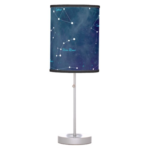 Sky Map Constellations Astronomy Table Lamp