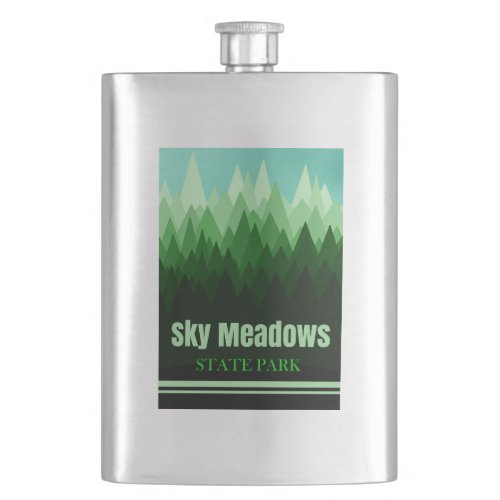 Sky Meadows State Park Virginia Forest Flask