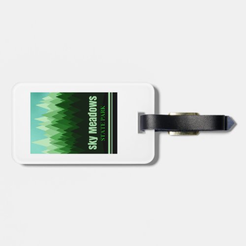 Sky Meadows State Park Virginia Forest Luggage Tag