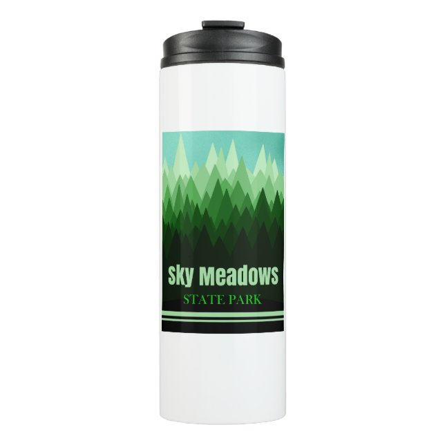 Sky Meadows State Park Virginia Forest Thermal Tumbler (Front)