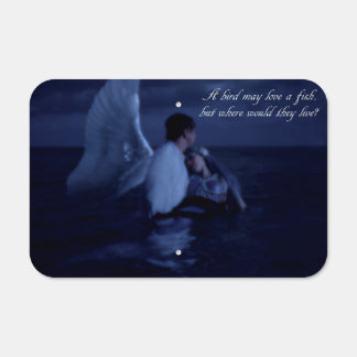 Sky Meets Water 2 Metal Sign