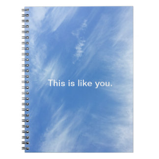 Sky Notebook - This is like you.
