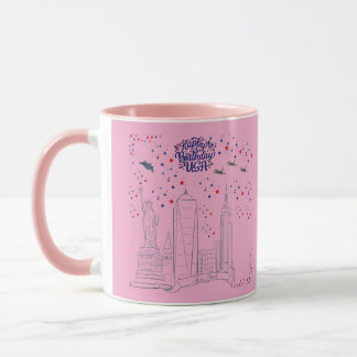 Sky of Liberty Flames pink Mug