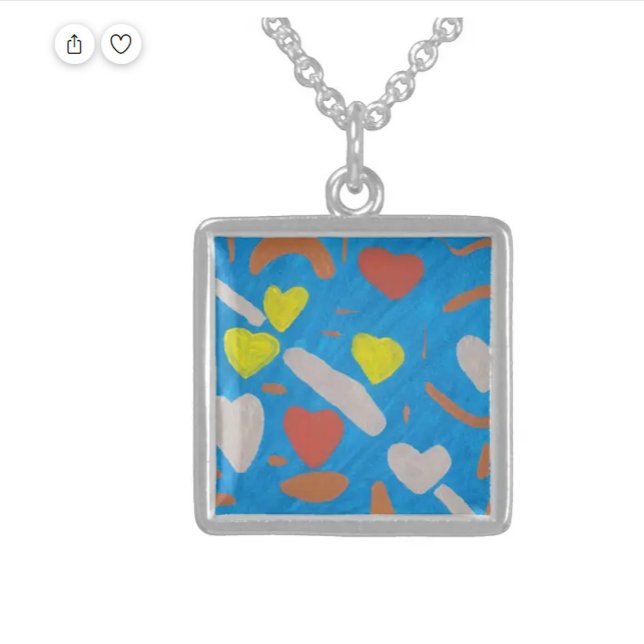 Sky of Love   Sterling Silver Necklace (Creator Uploaded)