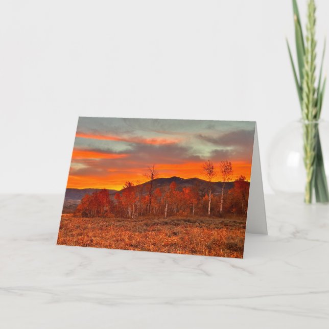 Sky on Fire Card (Front)