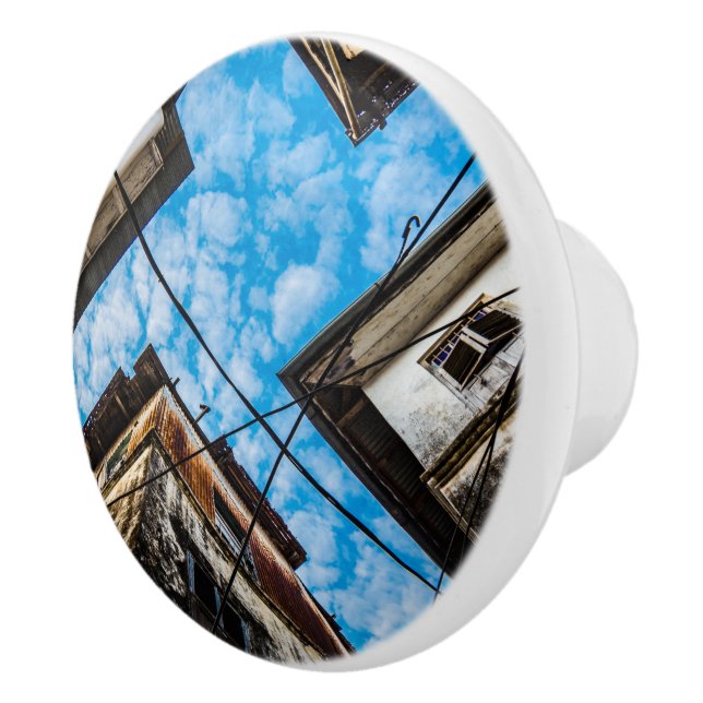 Sky Over Stonetown, Zanzibar Ceramic Knob (Right)