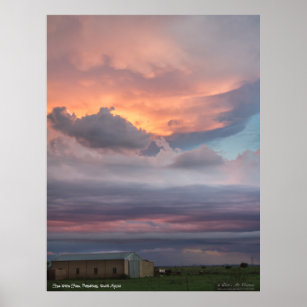 Sky Painted Clouds Poster
