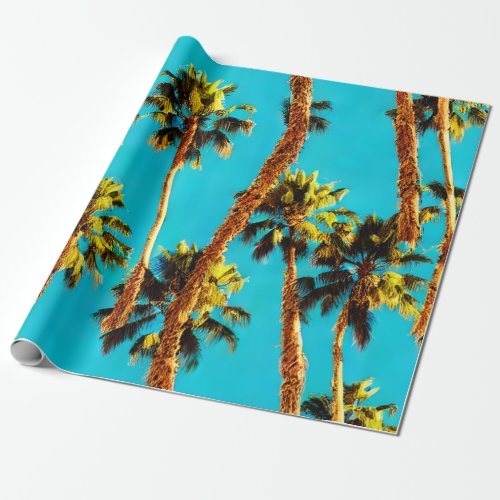 Sky Palms Wrapping Paper