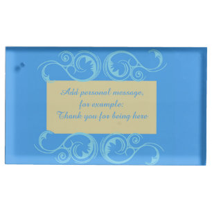 Sky Personalised Place Card Holder