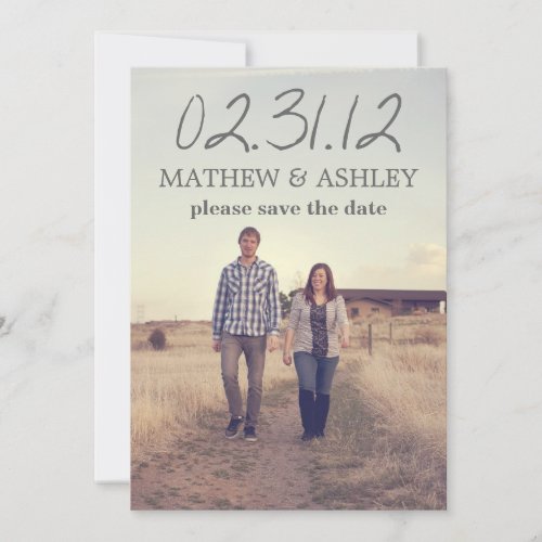 Sky Photo Design Text Save The Date Announcements