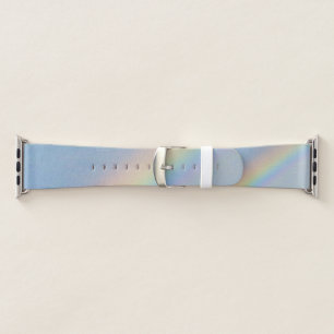Sky Photography with Rainbow Apple Watch Band