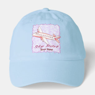 Sky Pilot Red Airplane hat