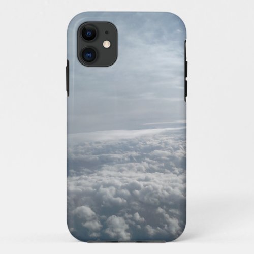 Sky Plane View Beautiful Clouds iPhone 11 Case