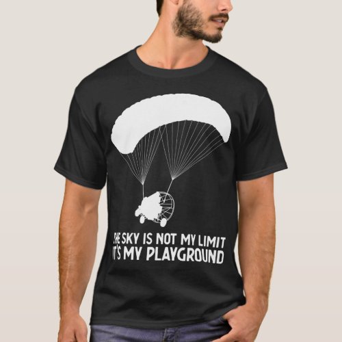 Sky Playground PPC Paragliding Powered Parachute  T_Shirt