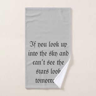 SKY quote hand towel