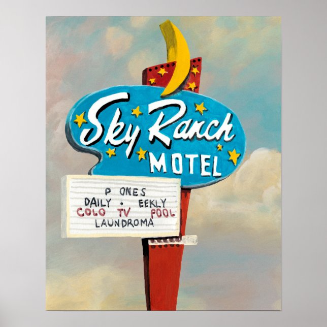 Sky Ranch Motel Sign (Front)