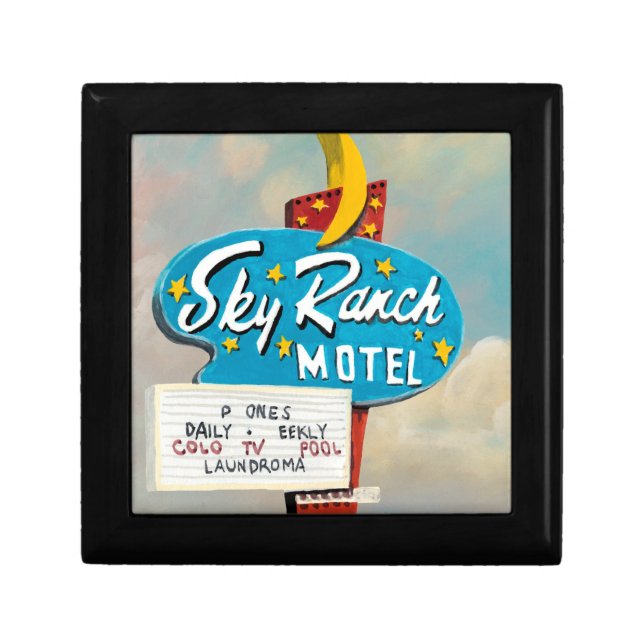 Sky Ranch Motel Sign Gift Box (Front)
