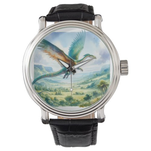 Sky Ruler The Quetzalcoatlus REF34 _ Watercolor Watch