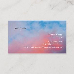 Sky’s The Limit-Clouds Customizable Business Cards