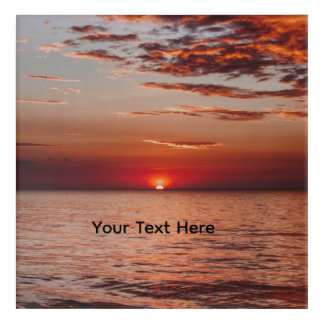 sky sea sun  acrylic print