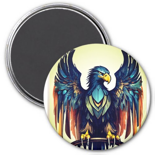 Sky Sovereignty The Eagle Emblem Magnet