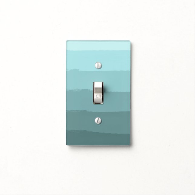 Sky Stripes Light Switch Cover (In Situ)