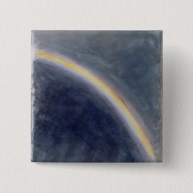 Sky Study with Rainbow, 1827 (w/c on paper) Button (Front)
