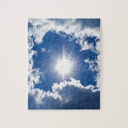 sky sun and clouds jigsaw puzzle