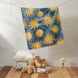 Sky Sun Shine Bright Baby Blanket