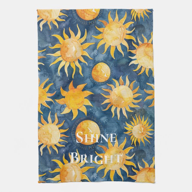 Sky Sun Shine Bright Kitchen Towel (Vertical)