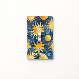 Sky Sun Shine Bright Light Switch Cover