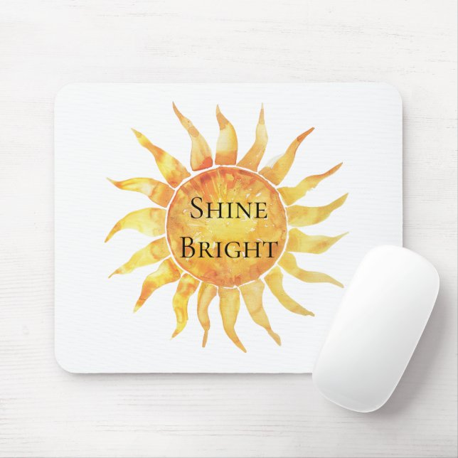 Sky Sun Shine Bright Mouse Pad (With Mouse)