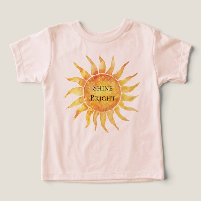 Sky Sun Shine Bright Toddler T-shirt (Design Front)