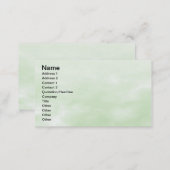 Sky Texture - Light Green Business Card (Front/Back)