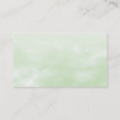 Sky Texture - Light Green Business Card (Back)