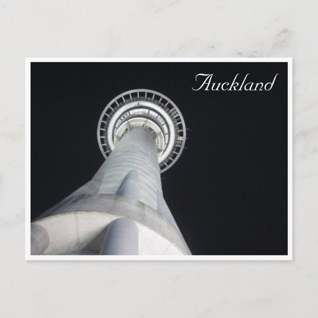 sky tower auckland nz postcard (Front)