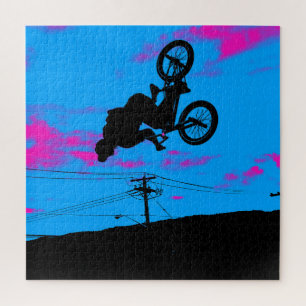 Sky Trekking - BMX Rider Jigsaw Puzzle