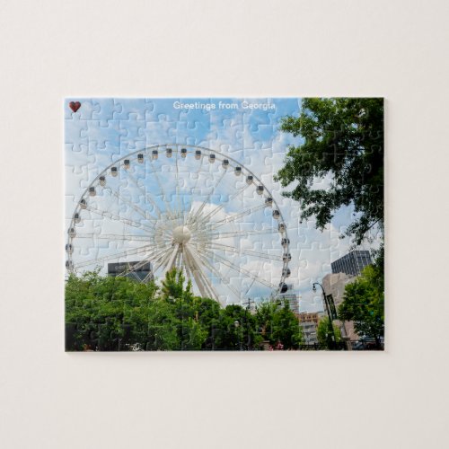 Sky View Ferris Wheel Georgia Jigsaw Puzzle
