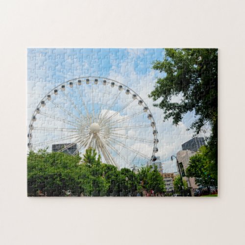 Sky view Ferris Wheel Georgia  Jigsaw Puzzle