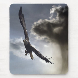 "Sky Warrior" Bald Eagle Gifts Mouse Pad