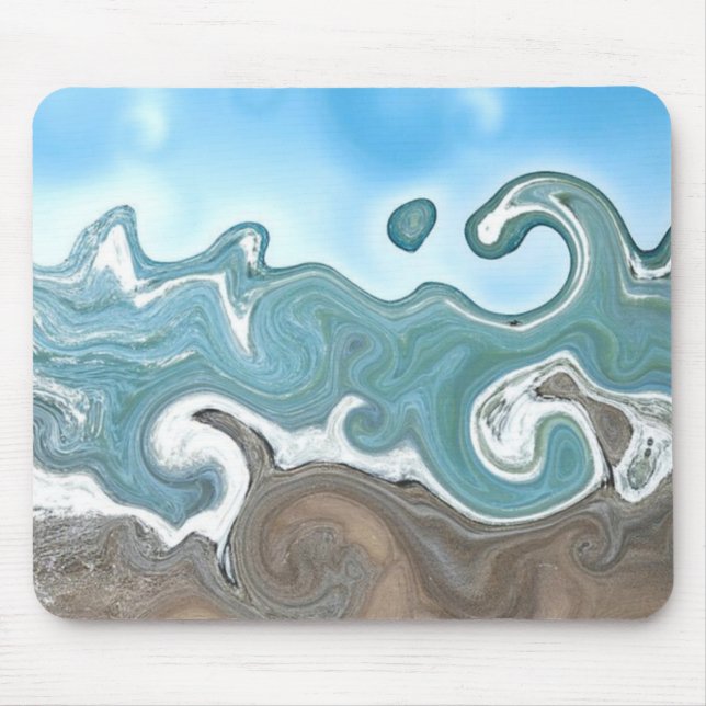 Sky Waves and Sand Mouse Pad (Front)
