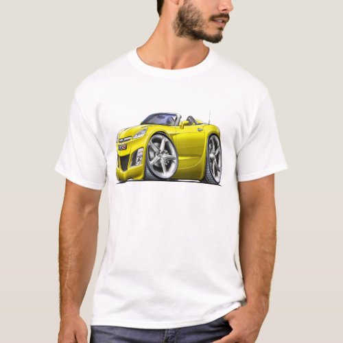 Sky Yellow Car T_Shirt