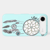 SkyBlue Dream-Catcher iPhone 4/4S Case (Back (Horizontal))